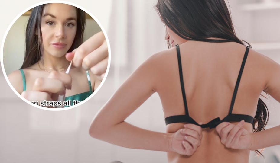 TikToker shares genius hack that transforms your bra into a strapless | Closer